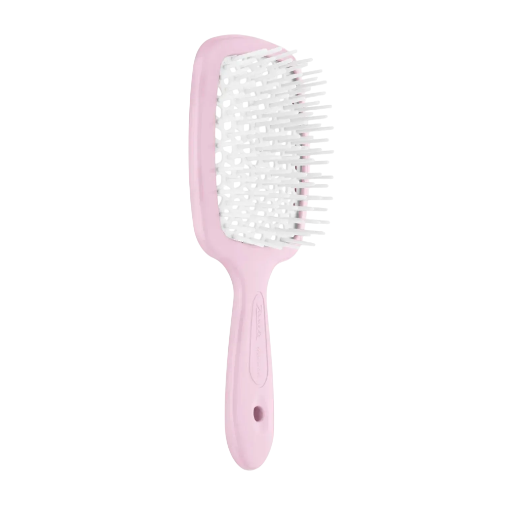 JANEKE Superbrush Рожево-Біла - Гребінець для волосся JANEKE Superbrush Рожево-Біла - Гребінець для волосся