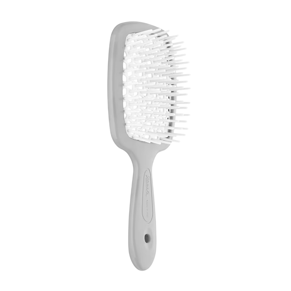 JANEKE Superbrush Сіро-біла - Гребінець для волосся JANEKE Superbrush Сіро-біла - Гребінець для волосся