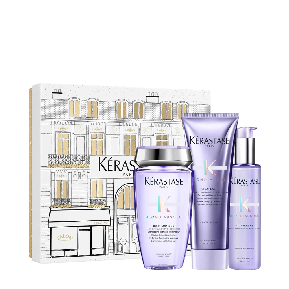 KERASTASE Blond Absolu Luxury Holiday Gift Set - Подарунковий набір для освітленного та мелірованого волосся KERASTASE Blond Absolu Luxury Holiday Gift Set - Подарунковий набір для освітленного та мелірованого волосся