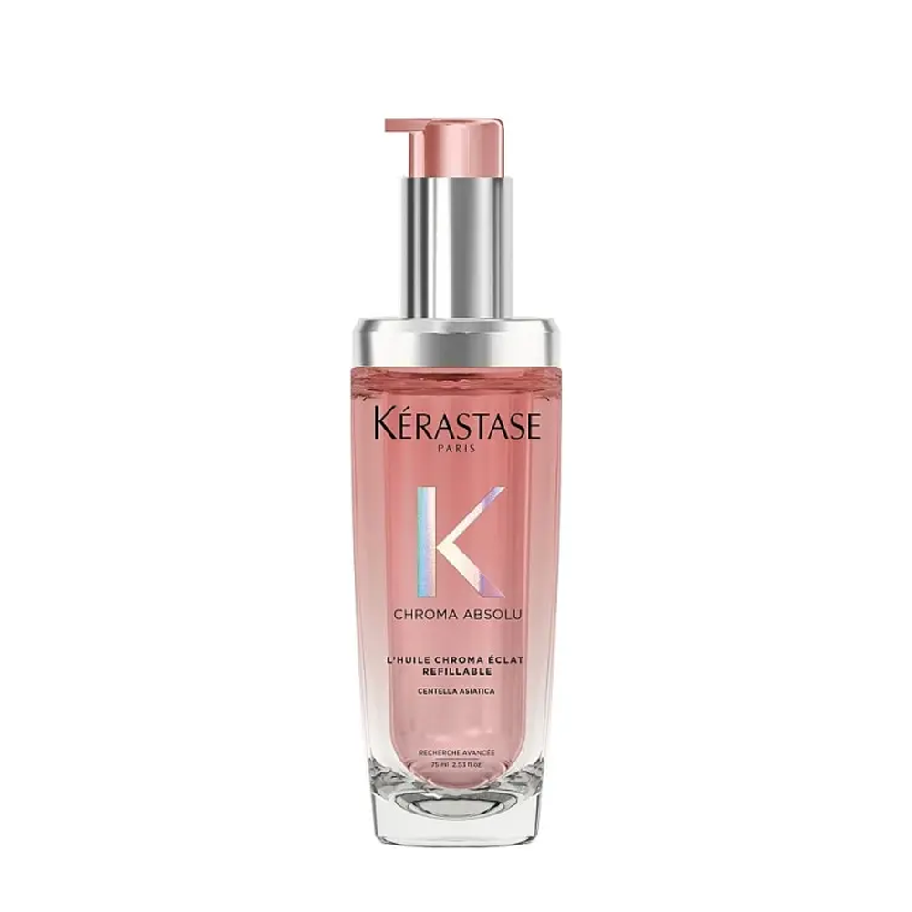 KERASTASE Chroma Absolu L'huile Chroma Éclat 75ml - Олійка для блиску пофарбованого волосся KERASTASE Chroma Absolu L'huile Chroma Éclat 75ml - Олійка для блиску пофарбованого волосся