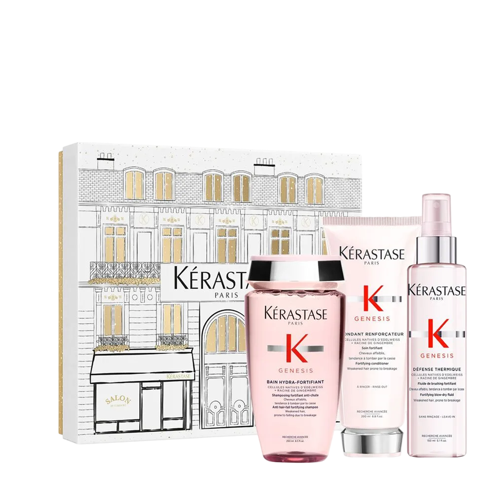 KERASTASE Genesis Luxury Holiday Gift Set - Подарунковий набір для ослабленого волосся зі схильністю до випадіння KERASTASE Genesis Luxury Holiday Gift Set - Подарунковий набір для ослабленого волосся зі схильністю до випадіння