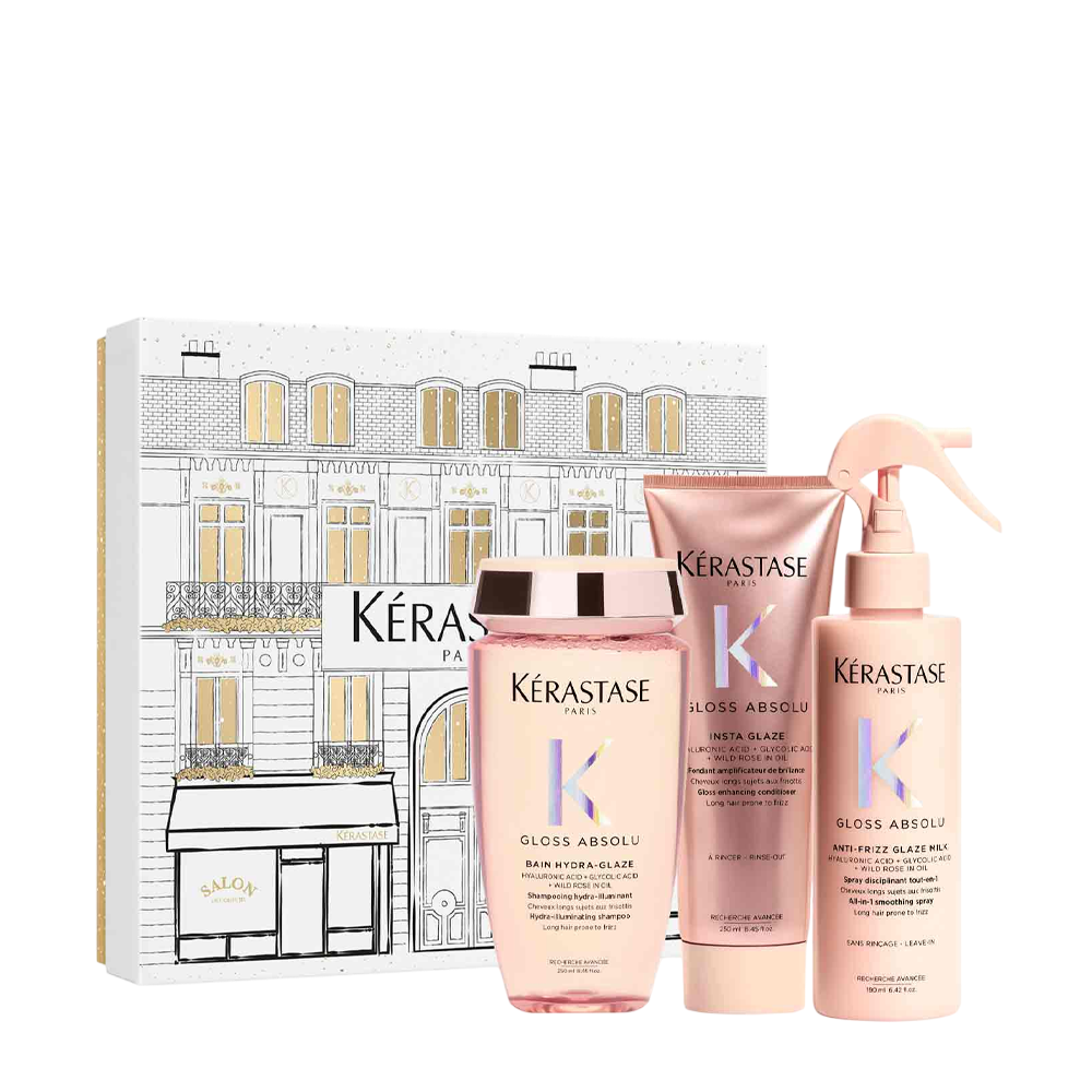 KERASTASE Gloss Absolu Luxury Holiday Gift Set - Подарунковий набір для блиску та шовковистості волосся KERASTASE Gloss Absolu Luxury Holiday Gift Set - Подарунковий набір для блиску та шовковистості волосся