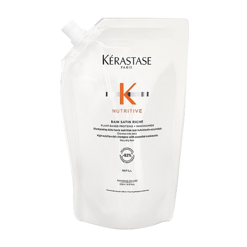 KERASTASE Nutritive Bain Satin Riche Shampoo Refill 500ml - Iнтенсивно живильний шампунь
