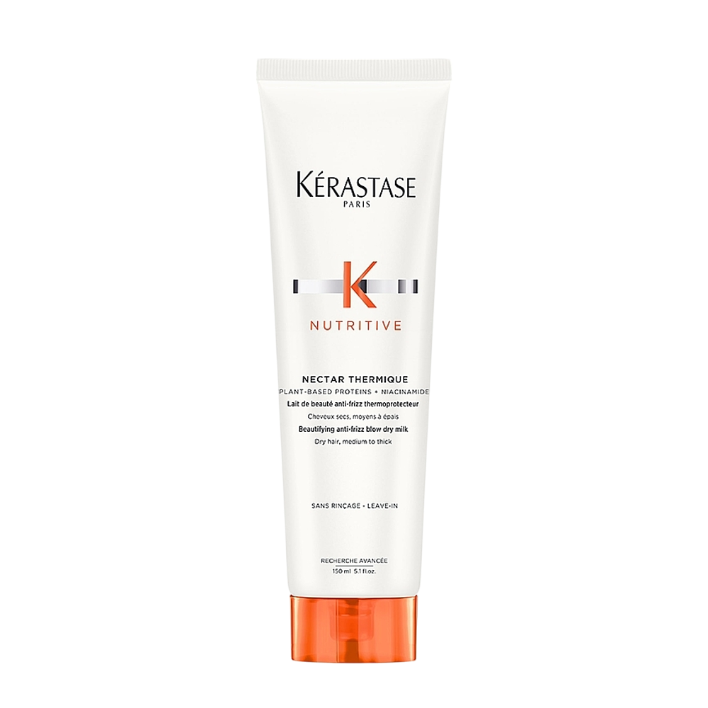 KERASTASE Nutritive Nectar Thermique Anti-Frizz Blow Dry Milk 150ml- Крем-термозахист для розгладження неслухняного волосся