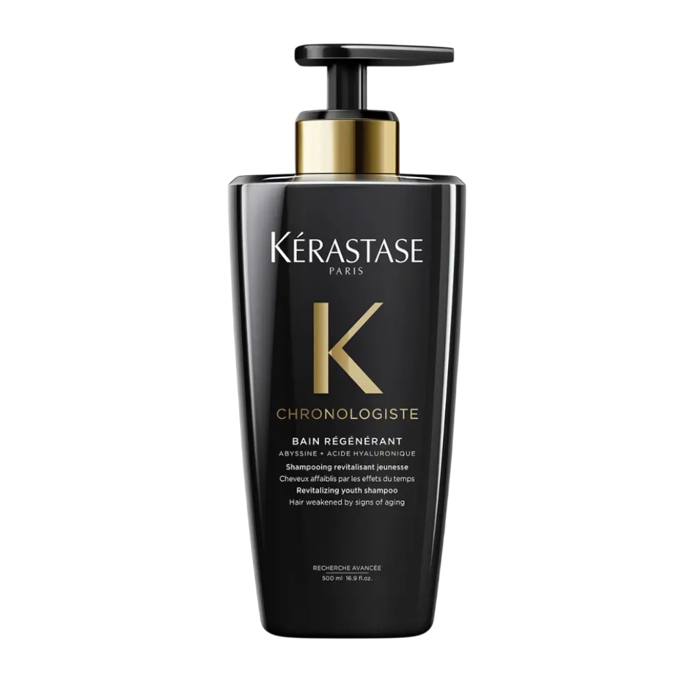 KERASTASE Chronologiste Bain Regenerant Revitalizing Shampoo 500ml - Відновлюючий шампунь-ванна для волосся, ослабленого віковими змінами KERASTASE Chronologiste Bain Regenerant Revitalizing Shampoo 500ml - Відновлюючий шампунь-ванна для волосся, ослабленого віковими змінами
