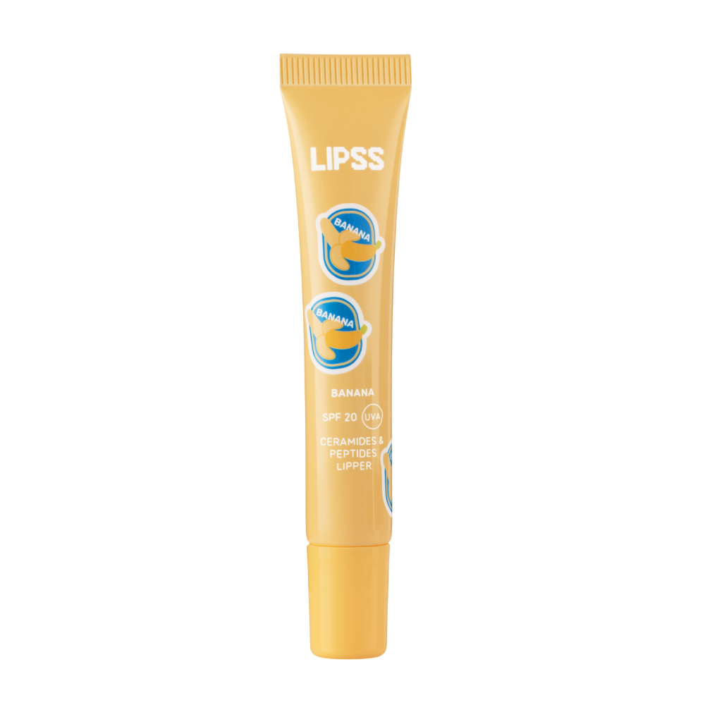 LIPSS Banana Lipper SPF 20 10ml - Блиск для губ LIPSS Banana Lipper SPF 20 10ml - Блиск для губ