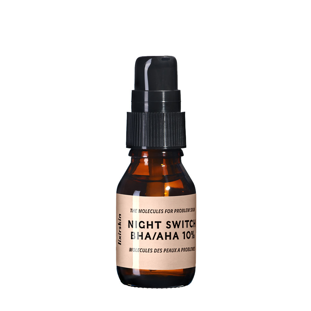 Lixirskin Night Switch BHA/AHA 10% 15ml - Нічна сироватка з 10% BHA/AHA кислотами для проблемної шкіри Lixirskin Night Switch BHA/AHA 10% 15ml - Нічна сироватка з 10% BHA/AHA кислотами для проблемної шкіри