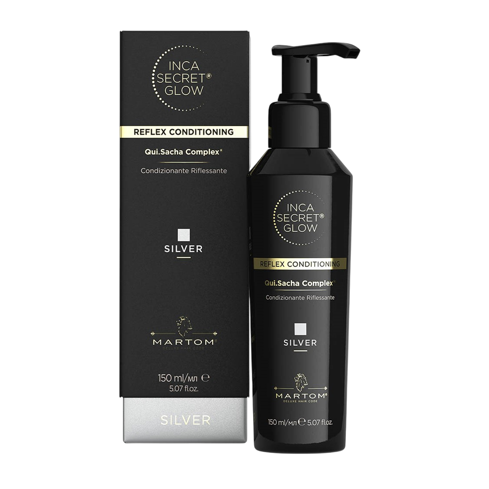 MARTOM Inca Secret Glow Silver 150ml - Тонуючий кондиціонер для волосся "Срібло"