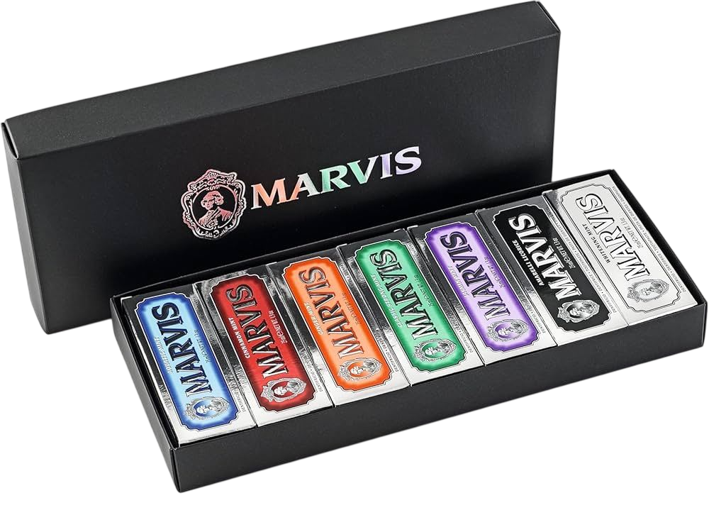 MARVIS 7 Flavours Pack Toothpaste 25ml x 7 - Подарунковий набір із 7 культових зубних паст MARVIS 7 Flavours Pack Toothpaste 25ml x 7 - Подарунковий набір із 7 культових зубних паст