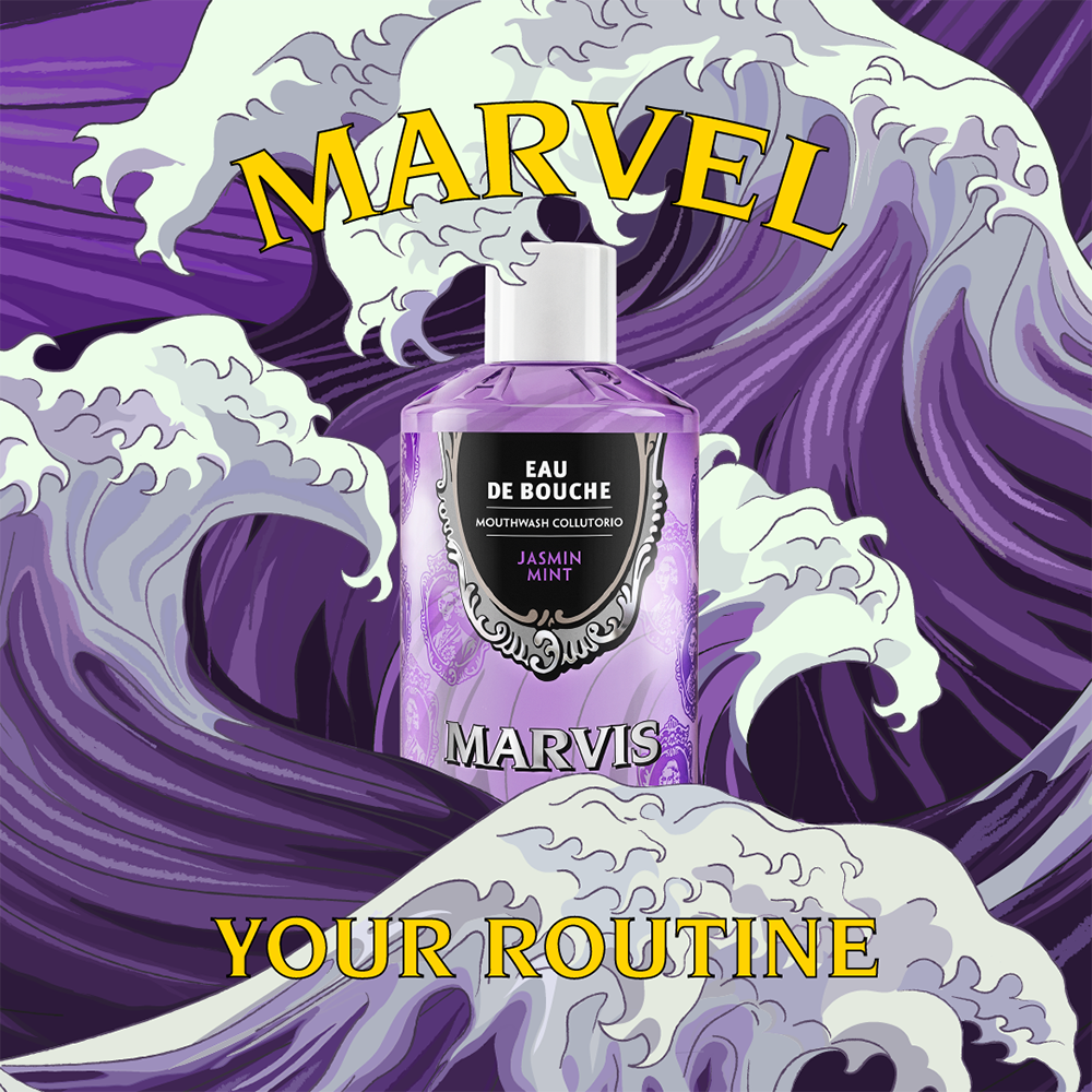 MARVIS Mouthwash Jasmin Mint 400ml - Ополіскувач для порожнини рота "М'ята та Жасмин" - фото №1