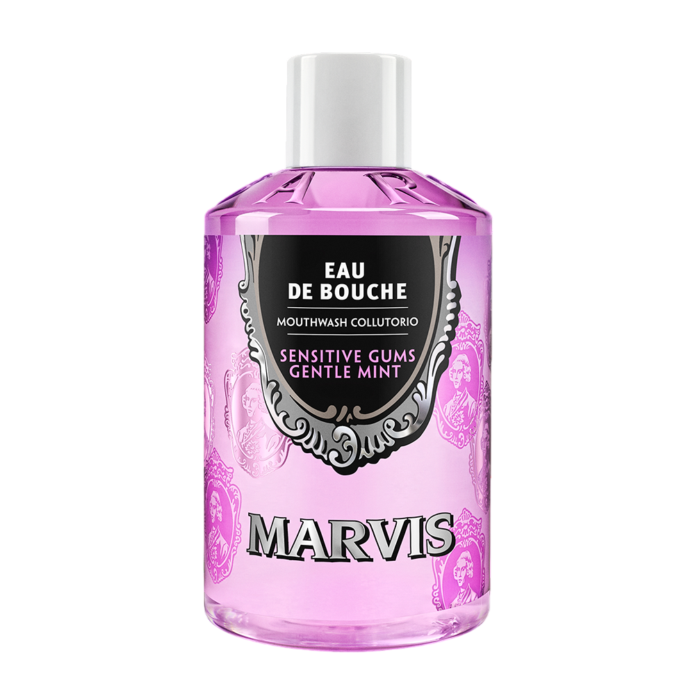 MARVIS Mouthwash Sensitive Gums Gentle Mint 400ml - Ополіскувач для порожнини рота "Для чутливих ясен"