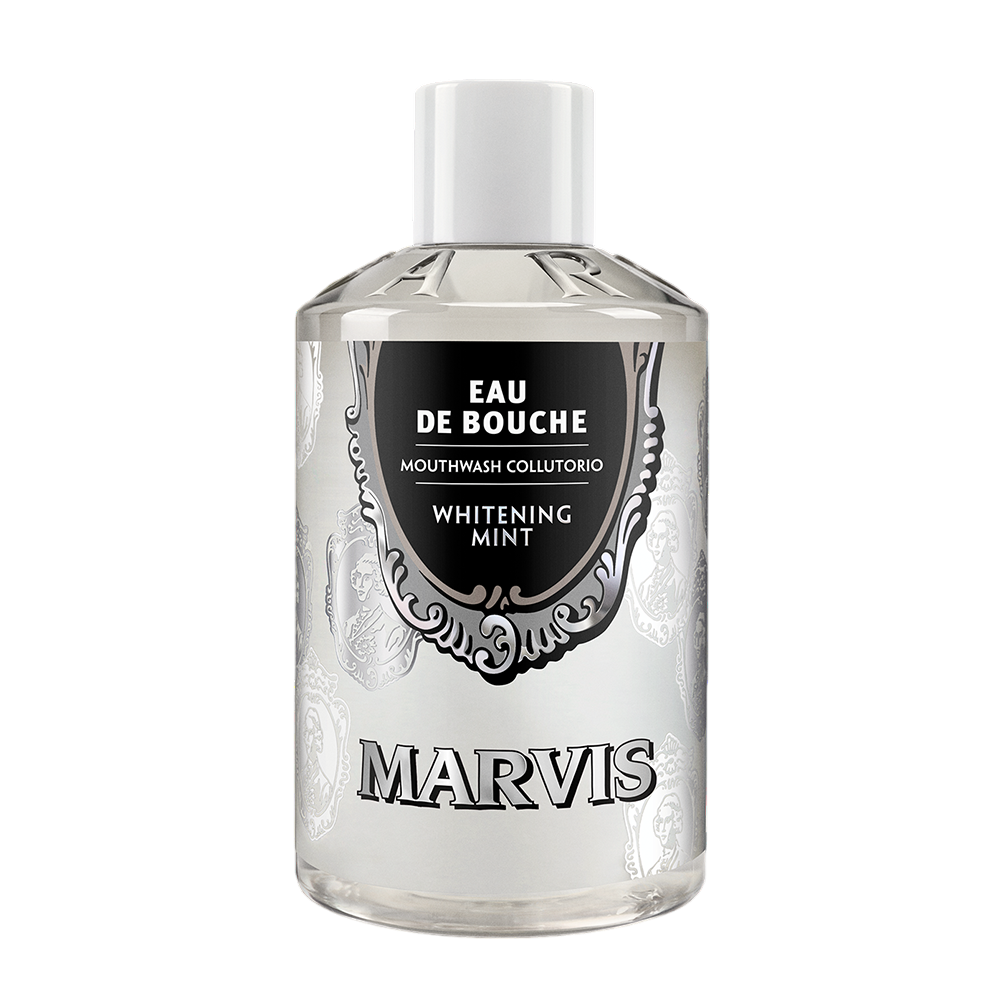MARVIS Mouthwash Whitening Mint 400ml - Ополіскувач для порожнини рота "Відбілююча М'ята" MARVIS Mouthwash Whitening Mint 400ml - Ополіскувач для порожнини рота "Відбілююча М'ята"