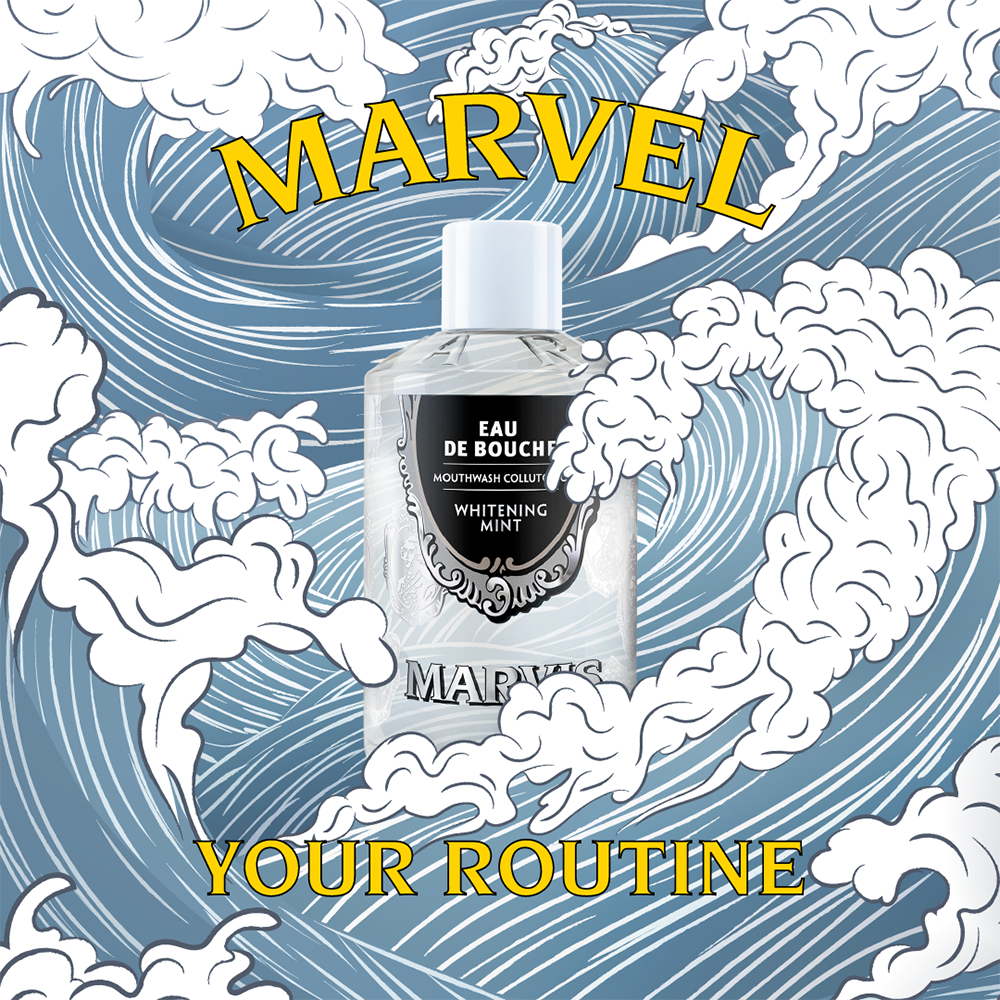 MARVIS Mouthwash Whitening Mint 400ml - Ополіскувач для порожнини рота "Відбілююча М'ята" - фото №1 MARVIS Mouthwash Whitening Mint 400ml - Ополіскувач для порожнини рота "Відбілююча М'ята" - фото №1