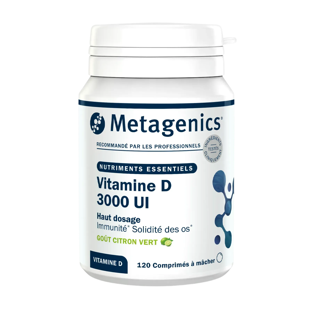 METAGENICS Vitamin D 3000 IU 120 табл. - Диєтична добавка Вітамін Д 
