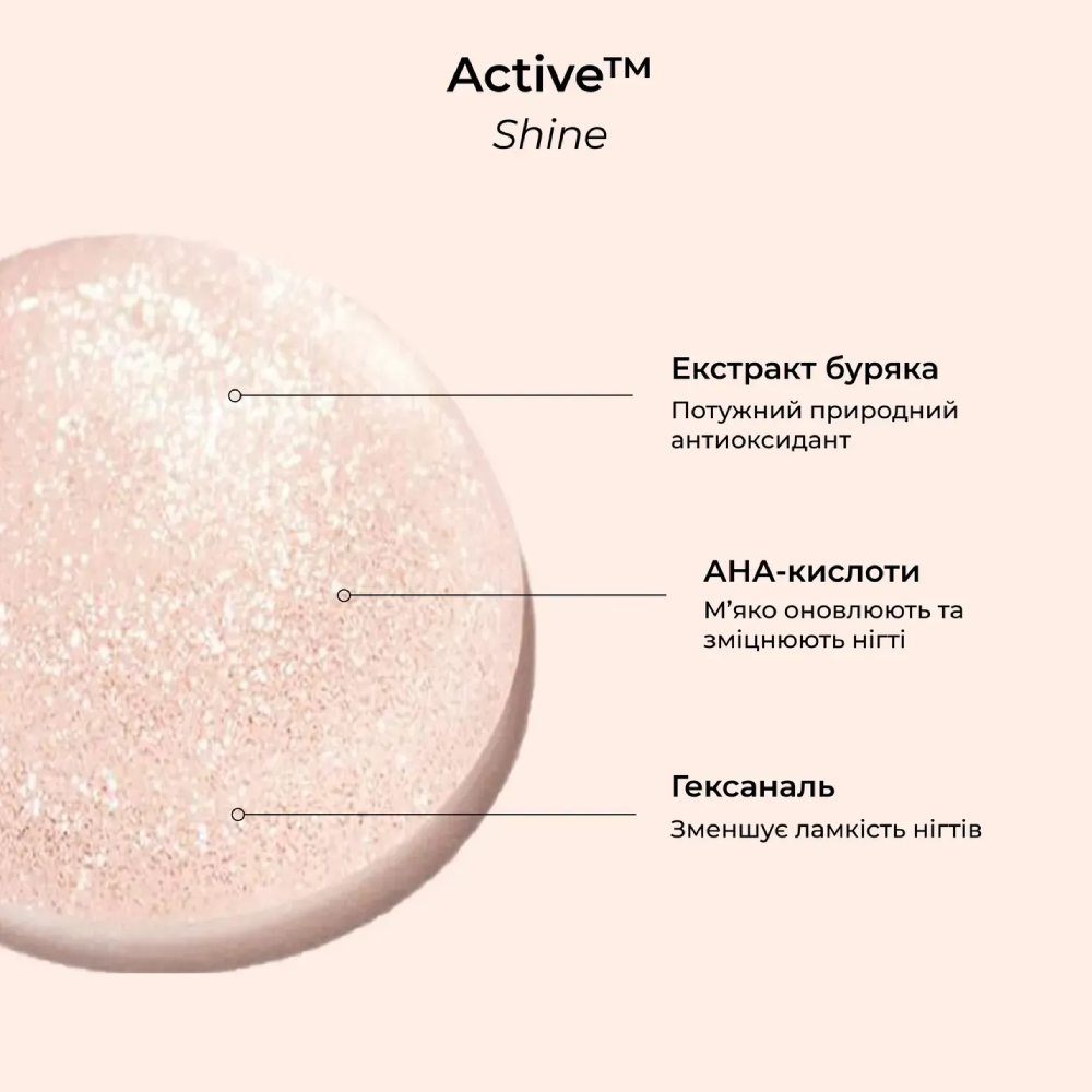 MANUCURIST Active™ Shine 15ml - Лак для нігтів з ефектом хайлайтера - фото №2