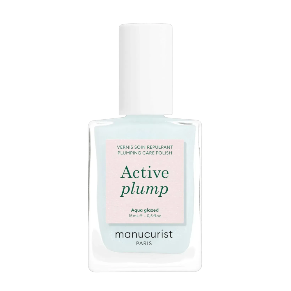 MANUCURIST Active™ Plump Aqua Glazed 15ml - Лак для нігтів з колагеном та перламутровим молочним покриттям