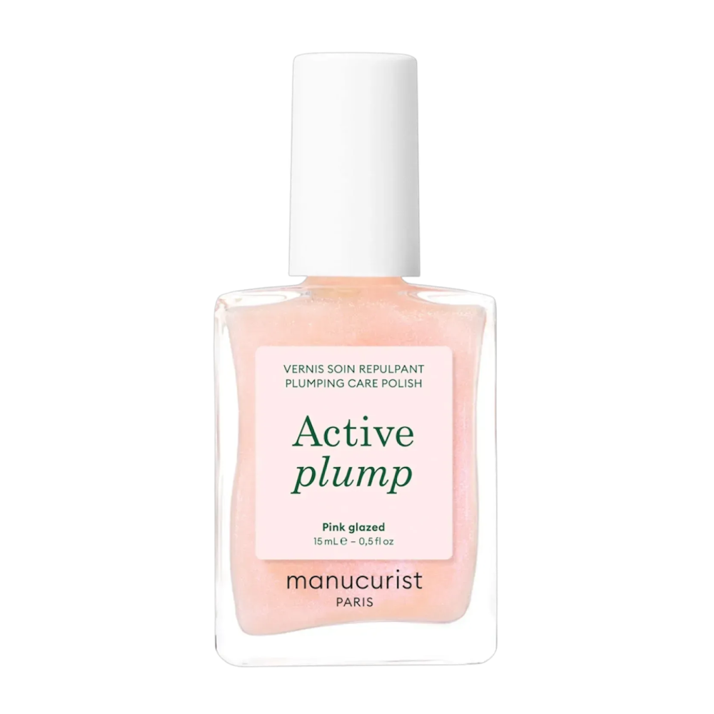 MANUCURIST Active™ Plump Pink Glazed 15ml - Лак для нігтів з колагеном та перламутровим ніжно-рожевим фінішем MANUCURIST Active™ Plump Pink Glazed 15ml - Лак для нігтів з колагеном та перламутровим ніжно-рожевим фінішем