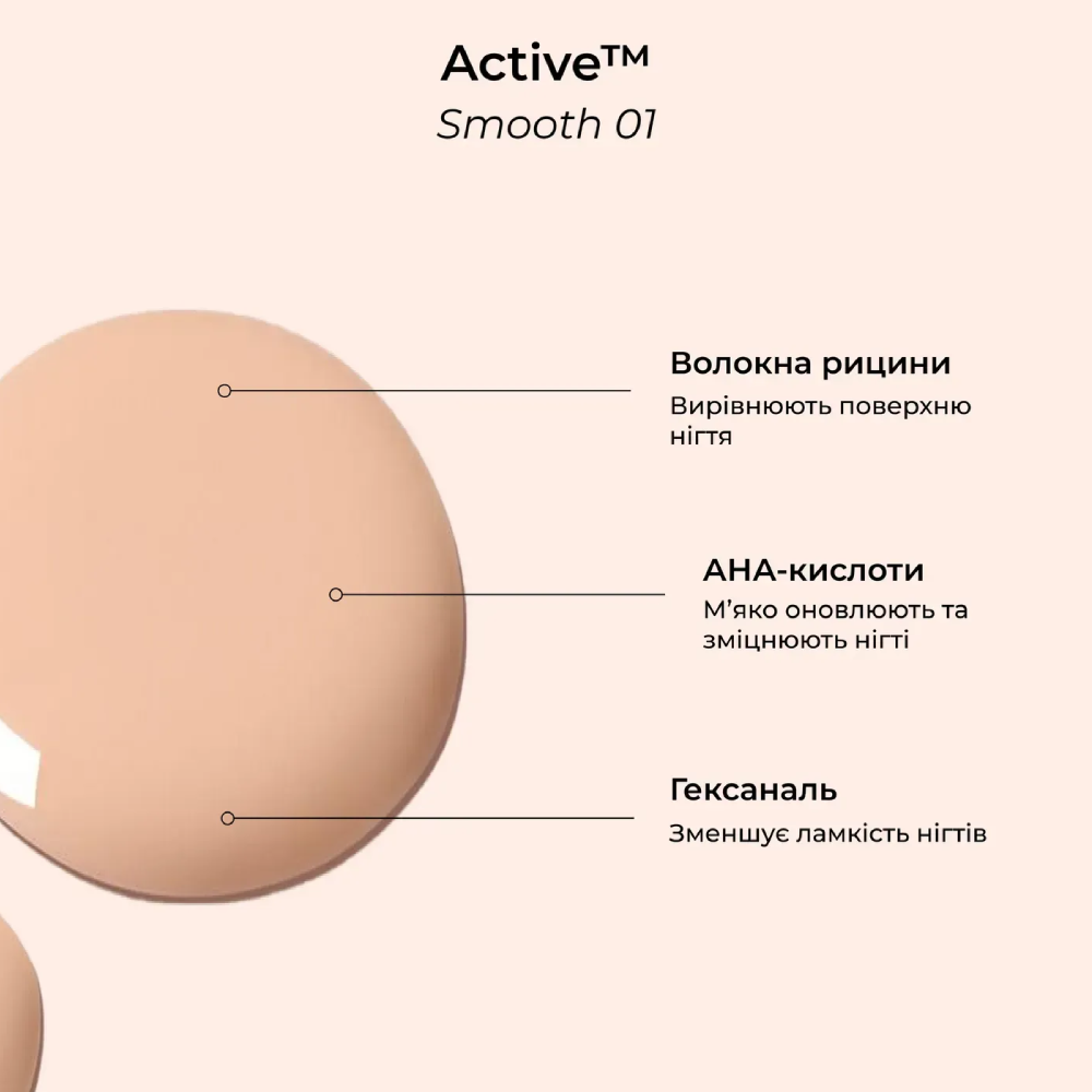 MANUCURIST Active™ Smooth 01 15ml - Засіб для нігтів з ефектом CC-лаку - фото №4 MANUCURIST Active™ Smooth 01 15ml - Засіб для нігтів з ефектом CC-лаку - фото №4