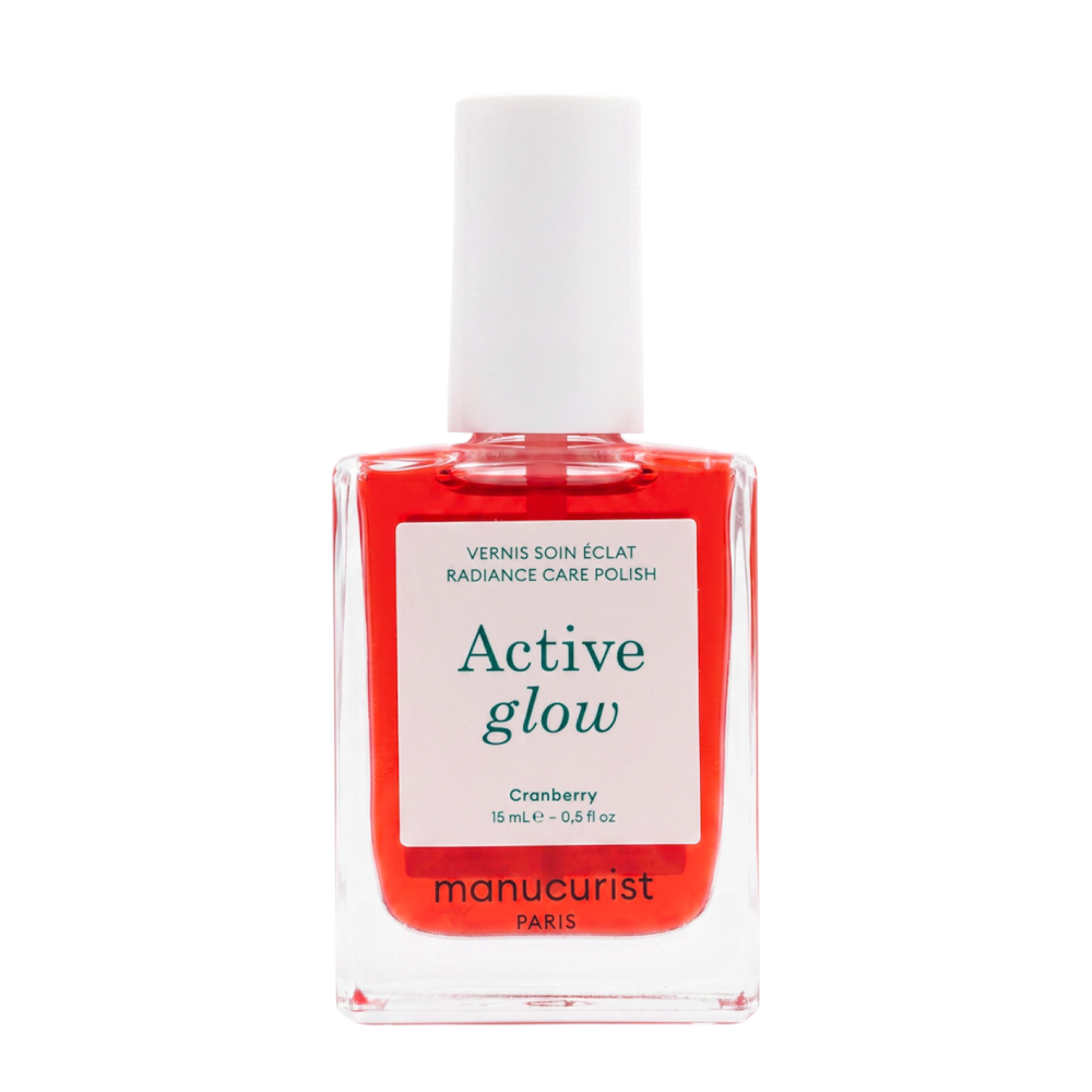 MANUCURIST Active™ Glow Cranberry 15ml - Лак для нігтів з ефектом коралового блиску