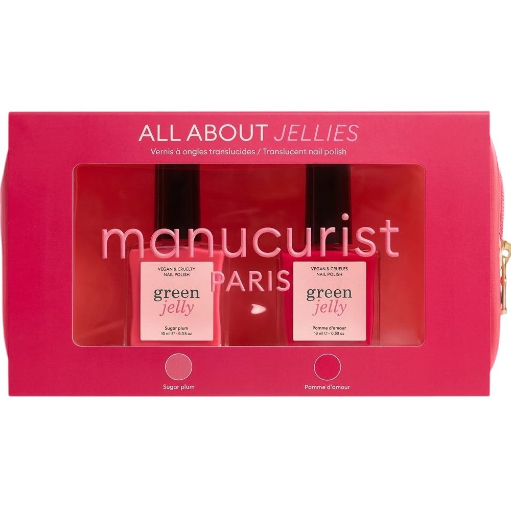 MANUCURIST Jelly Pouch Set - Набір лаків для нігтів у косметичці MANUCURIST Jelly Pouch Set - Набір лаків для нігтів у косметичці