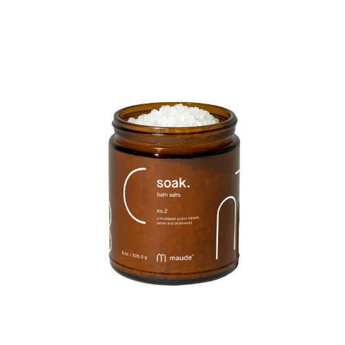 MAUDE Soak no.2 pink pepper & gurjun balsam 227 g - Мінеральна сіль для ванни - аромат №2 рожевий перець та бальзам гурджун - фото №1 MAUDE Soak no.2 pink pepper & gurjun balsam 227 g - Мінеральна сіль для ванни - аромат №2 рожевий перець та бальзам гурджун - фото №1