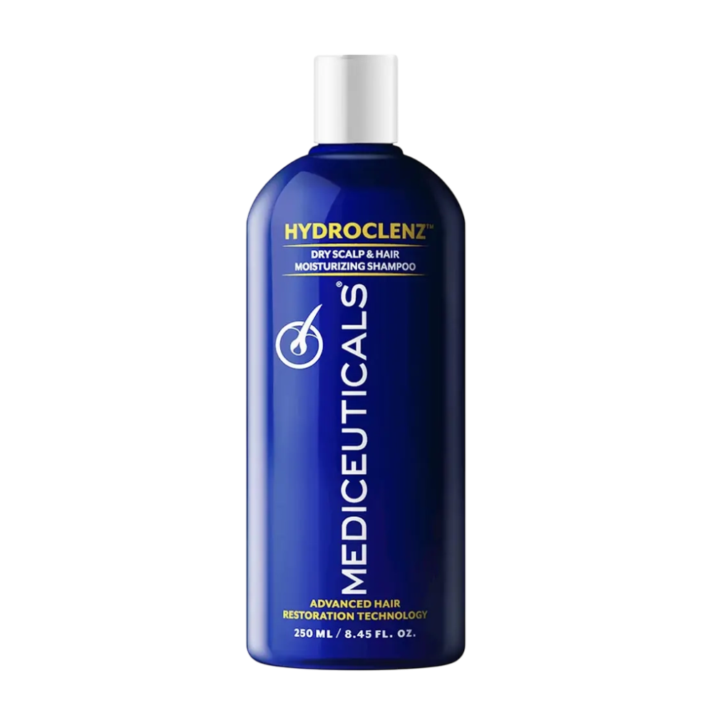 MEDICEUTICALS Hydroclenz™ 250ml - Зволожуючий шампунь проти випадіння волосся у чоловіків (для схильної до сухості шкіри голови) 