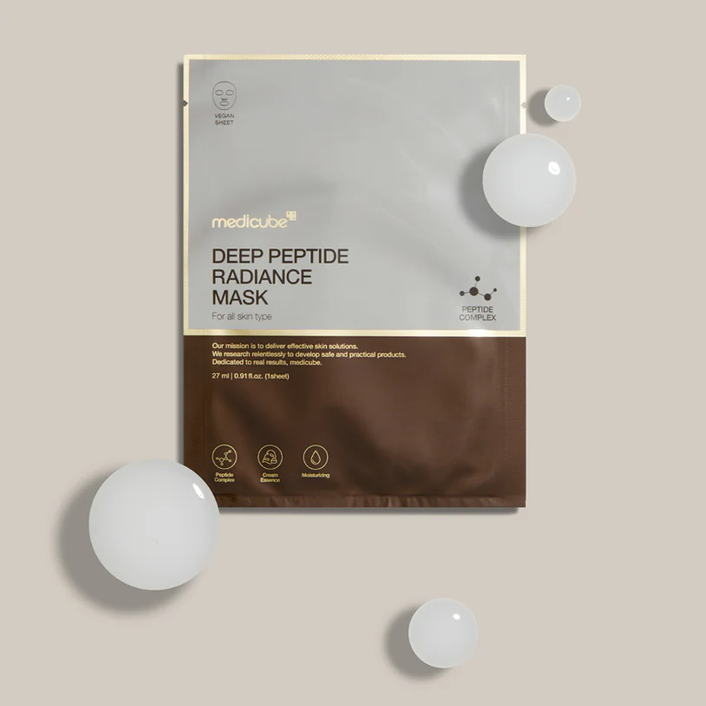 MEDICUBE Deep Peptide Radiance Mask 27ml - Регенеруюча кремова маска з пептидами - фото №2 MEDICUBE Deep Peptide Radiance Mask 27ml - Регенеруюча кремова маска з пептидами - фото №2