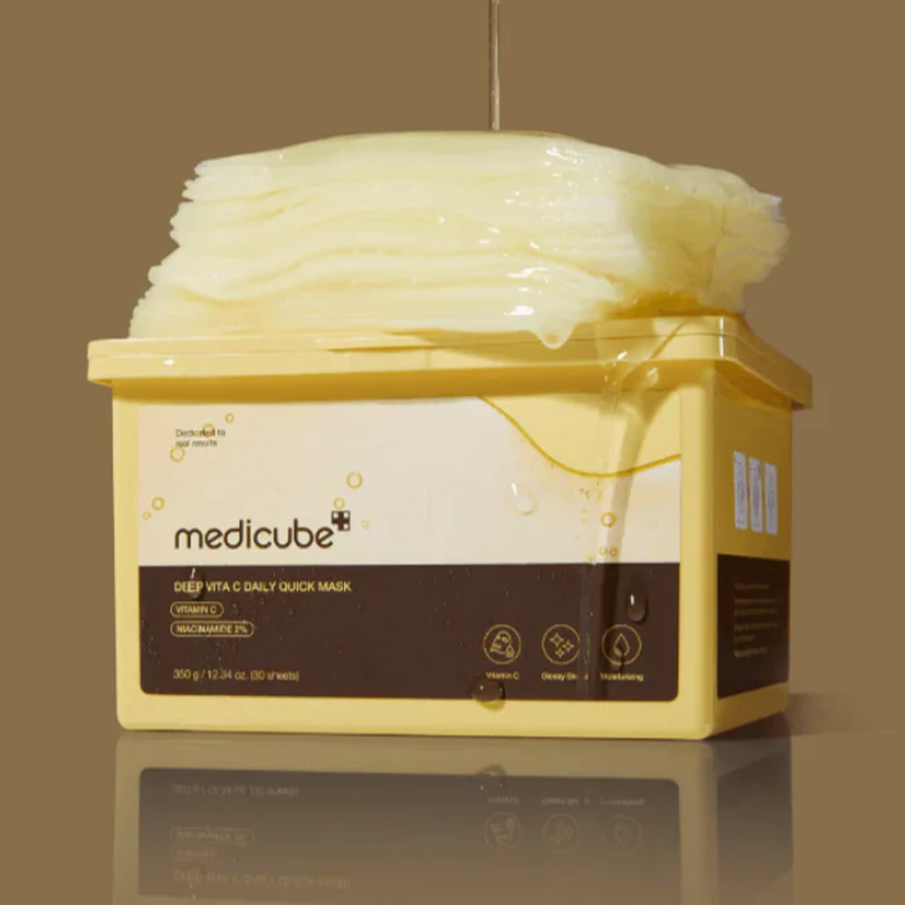 MEDICUBE Deep Vita C Daily Quick Mask 30шт - Щоденні маски для швидкого відновлення - фото №2 MEDICUBE Deep Vita C Daily Quick Mask 30шт - Щоденні маски для швидкого відновлення - фото №2