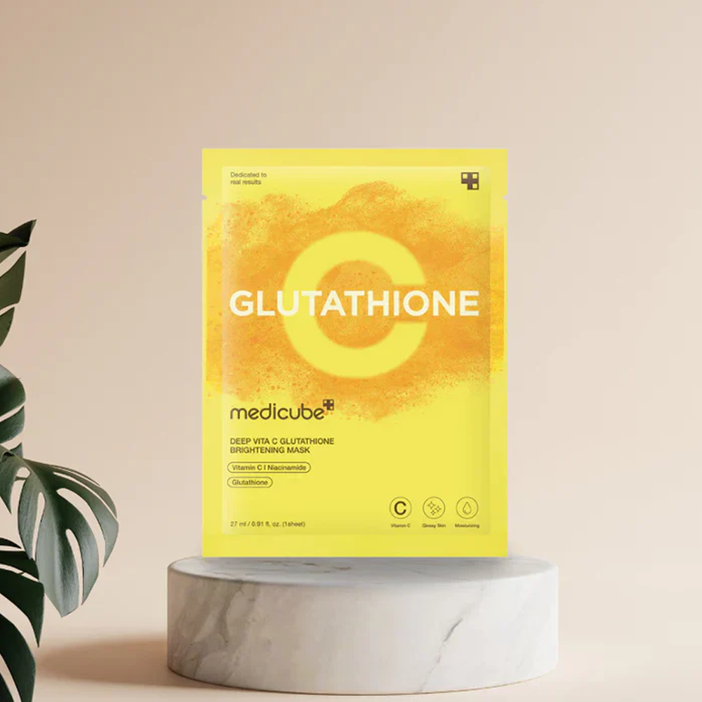 MEDICUBE Deep Vita C Glutatihione Brightening Mask - Тканинна маска з вітаміном С та глутатіоном для освітлення та сяйва - фото №2 MEDICUBE Deep Vita C Glutatihione Brightening Mask - Тканинна маска з вітаміном С та глутатіоном для освітлення та сяйва - фото №2