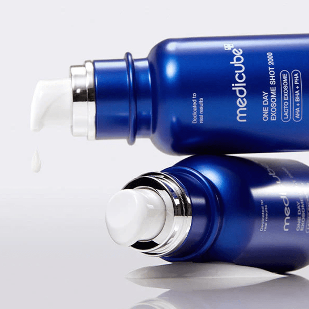 MEDICUBE One Day Exosome Shot Pore Ampoule 2000 30ml - Сироватка з екзосомами та спікулами для звуження пор - фото №2 MEDICUBE One Day Exosome Shot Pore Ampoule 2000 30ml - Сироватка з екзосомами та спікулами для звуження пор - фото №2