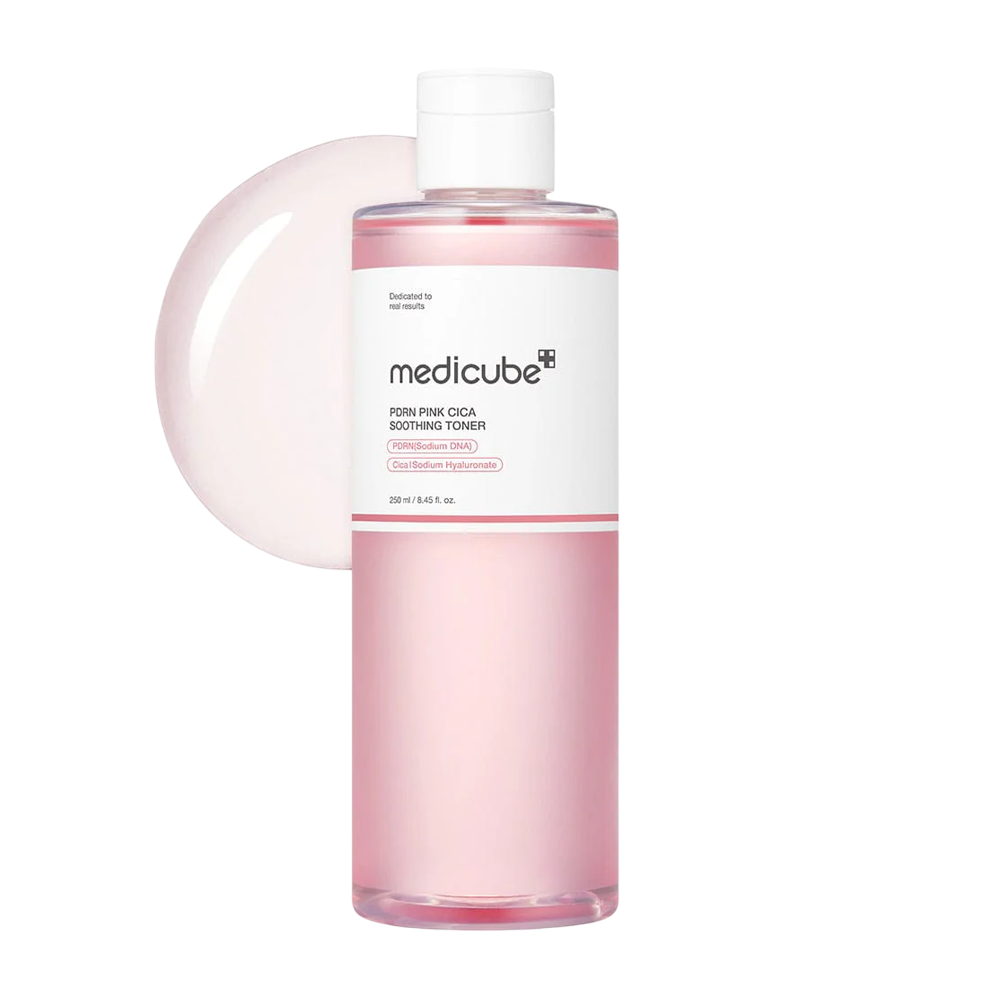 MEDICUBE PDRN Pink Cica Soothing Toner 250ml - Заспокійливий тонер MEDICUBE PDRN Pink Cica Soothing Toner 250ml - Заспокійливий тонер
