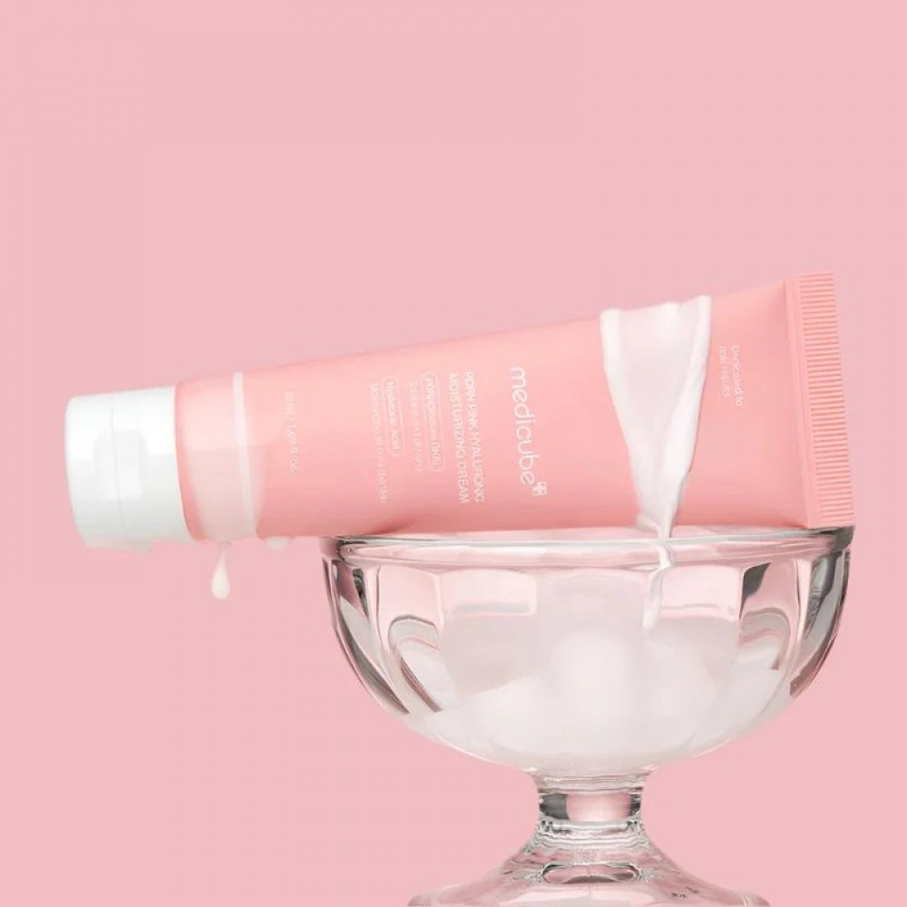 MEDICUBE PDRN Pink Hyaluronic Moisturizing Cream 50ml - Зволожувальний крем з полінуклеотидами та гіалуроновою кислотою - фото №2 MEDICUBE PDRN Pink Hyaluronic Moisturizing Cream 50ml - Зволожувальний крем з полінуклеотидами та гіалуроновою кислотою - фото №2