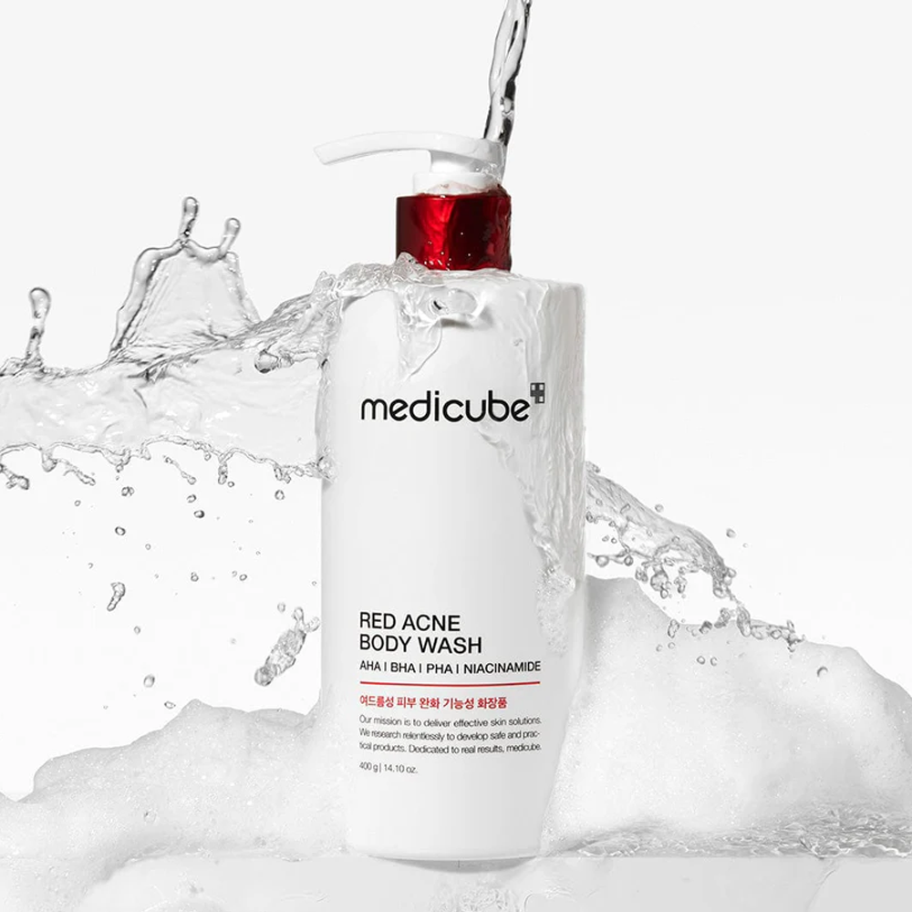 MEDICUBE Red Acne Body Wash 400g - Протизапальний гель для душу - фото №1