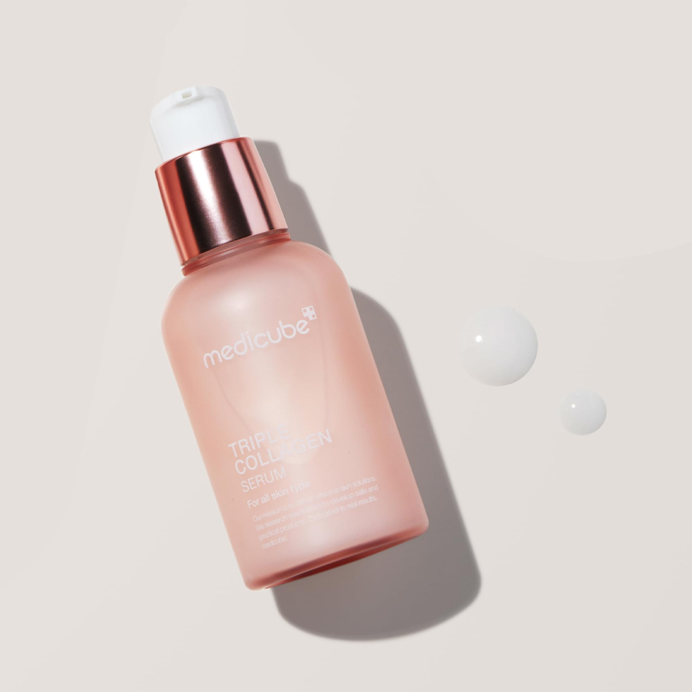 MEDICUBE Triple Collagen Serum 55ml - Зволожувальна сироватка з колагеном та гіалуроновою кислотою - фото №1 MEDICUBE Triple Collagen Serum 55ml - Зволожувальна сироватка з колагеном та гіалуроновою кислотою - фото №1