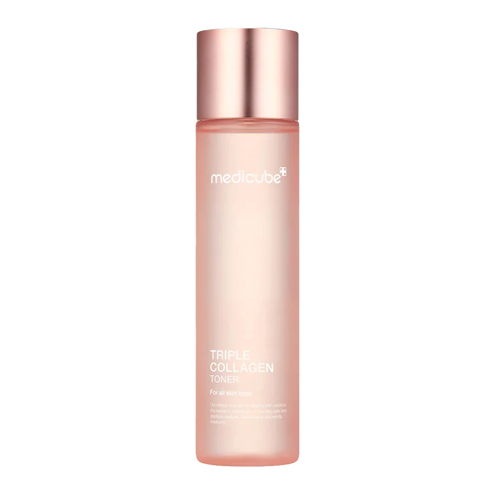 MEDICUBE Triple Collagen Toner 140ml - Зволожувальний тонер з колагеном та гіалуроновою кислотою MEDICUBE Triple Collagen Toner 140ml - Зволожувальний тонер з колагеном та гіалуроновою кислотою
