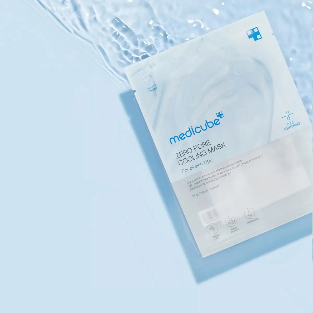 MEDICUBE Zero Pore Cooling Mask 27g - Охолоджувальна маска для звуження пор і контролю жирності шкіри - фото №2 MEDICUBE Zero Pore Cooling Mask 27g - Охолоджувальна маска для звуження пор і контролю жирності шкіри - фото №2