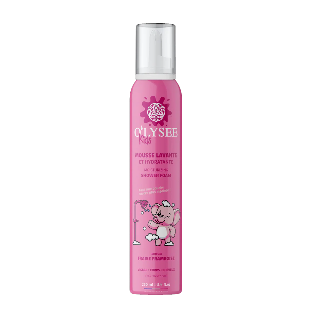 O'LYSEE Kids Moisturizing Shower Foam 3 в 1 "Strawberry & Raspberry" 250ml - Дитяча крем-пінка для купання 3 в 1 з ароматом полуниці та малини O'LYSEE Kids Moisturizing Shower Foam 3 в 1 "Strawberry & Raspberry" 250ml - Дитяча крем-пінка для купання 3 в 1 з ароматом полуниці та малини
