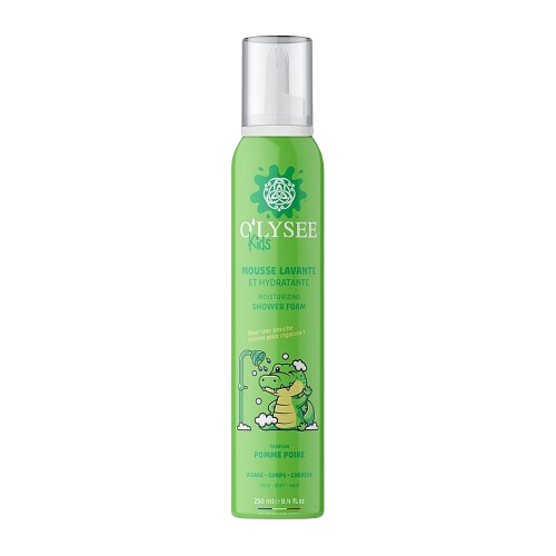 O'LYSEE Kids Moisturizing Shower Foam 3 в 1 "Apple & Pear" 250ml - Дитяча крем-пінка для купання 3 в 1 з ароматом яблука та груші O'LYSEE Kids Moisturizing Shower Foam 3 в 1 "Apple & Pear" 250ml - Дитяча крем-пінка для купання 3 в 1 з ароматом яблука та груші