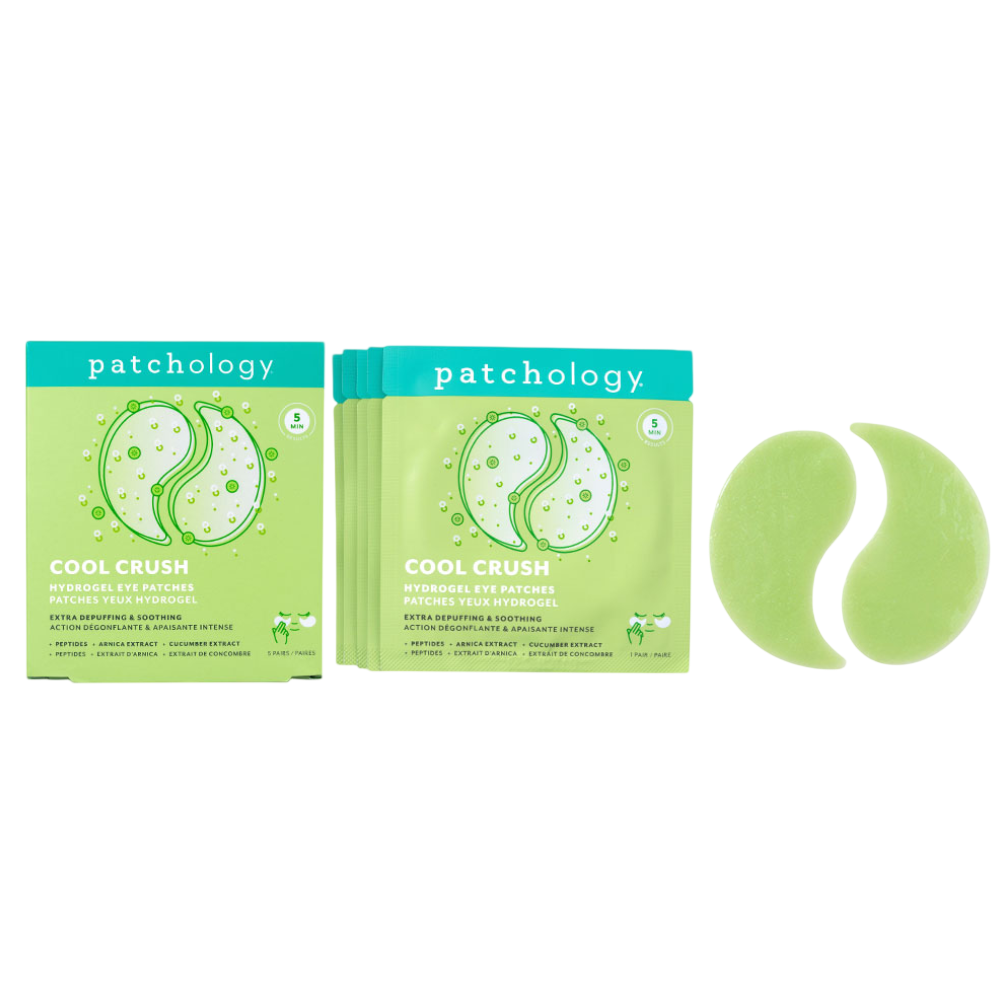 PATCHOLOGY Cool Crush Extra-Depuffing Hydrogel Eye Patches 5пар - Гідрогелеві патчі для зменшення набряків під очима PATCHOLOGY Cool Crush Extra-Depuffing Hydrogel Eye Patches 5пар - Гідрогелеві патчі для зменшення набряків під очима