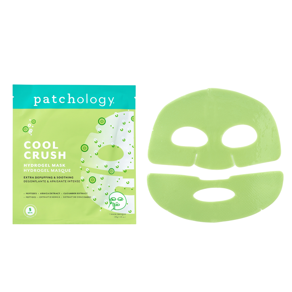 PATCHOLOGY Cool Crush Extra-Depuffing Hydrogel Face Mask - Гідрогелева маска для зменшення набряків обличчя