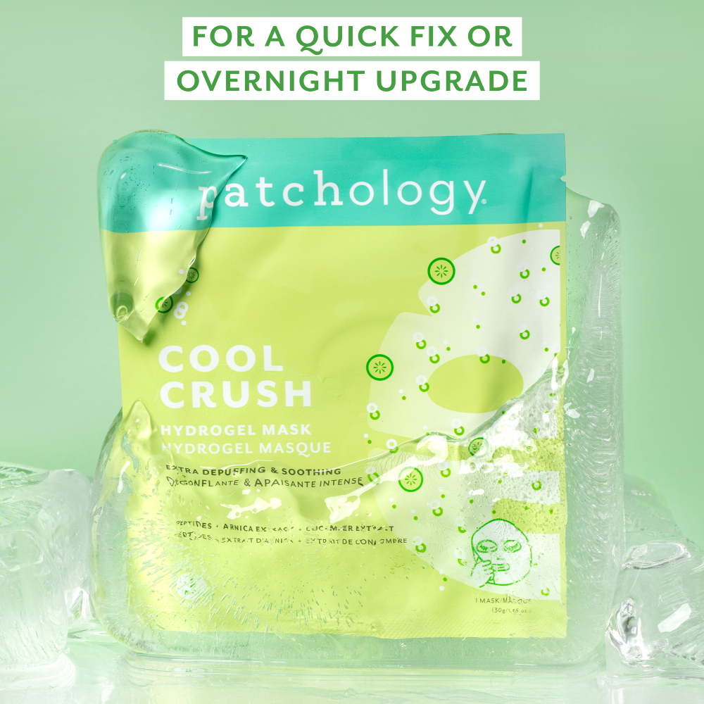 PATCHOLOGY Cool Crush Extra-Depuffing Hydrogel Face Mask - Гідрогелева маска для зменшення набряків обличчя - фото №5