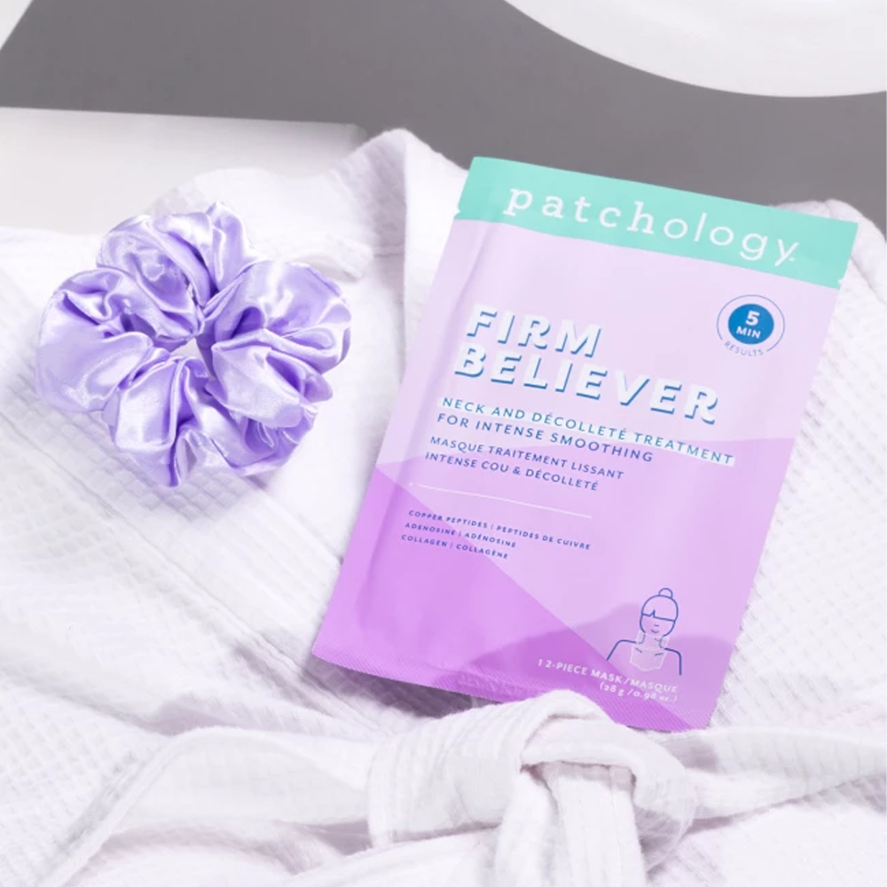 Patchology Firm Believer Neck & Decollete Treatment - Розгладжуюча маска для шиї та декольте - фото №2