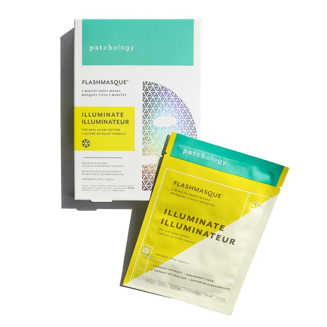 Patchology Маска для сяйва шкіри FlashMasque Illuminate 5 Minute Sheet Mask Patchology Маска для сяйва шкіри FlashMasque Illuminate 5 Minute Sheet Mask