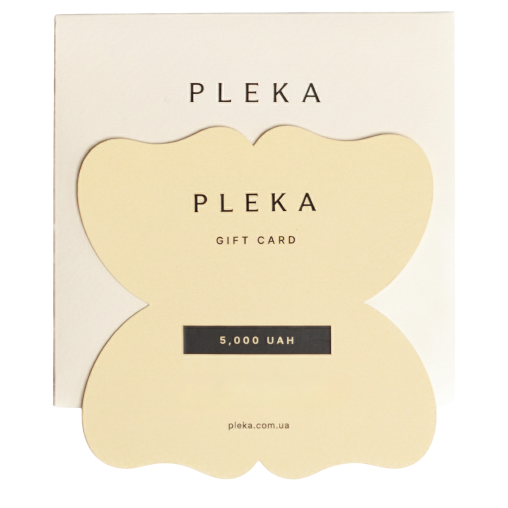 Подарунковий сертифікат PLEKA на суму 5000 гривень Подарунковий сертифікат PLEKA на суму 5000 гривень