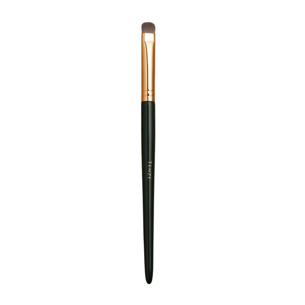 Tenze Small Eyeshadow brush - Плоский пензель з коротким ворсом для розтушовки тіней Tenze Small Eyeshadow brush - Плоский пензель з коротким ворсом для розтушовки тіней