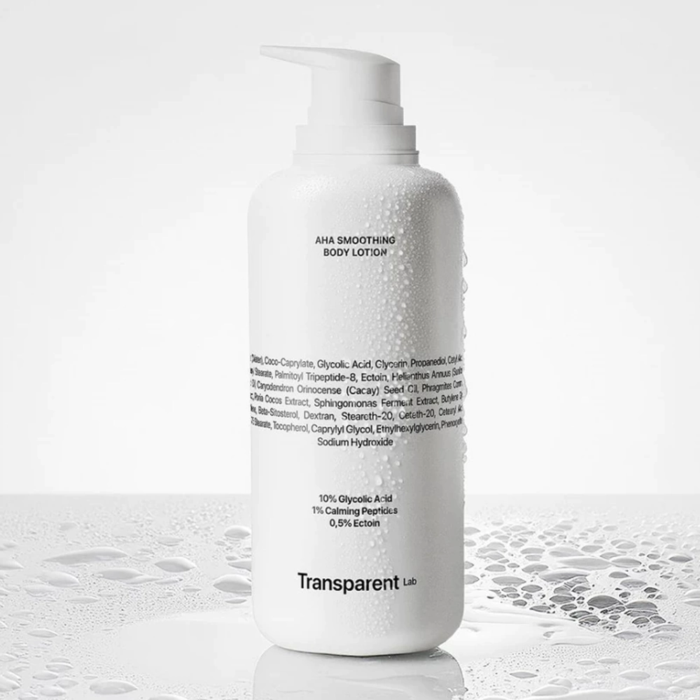 Transparent Lab AHA Smoothing Body Lotion 400ml - Розгладжуючий лосьйон для тіла АНА - фото №2 Transparent Lab AHA Smoothing Body Lotion 400ml - Розгладжуючий лосьйон для тіла АНА - фото №2