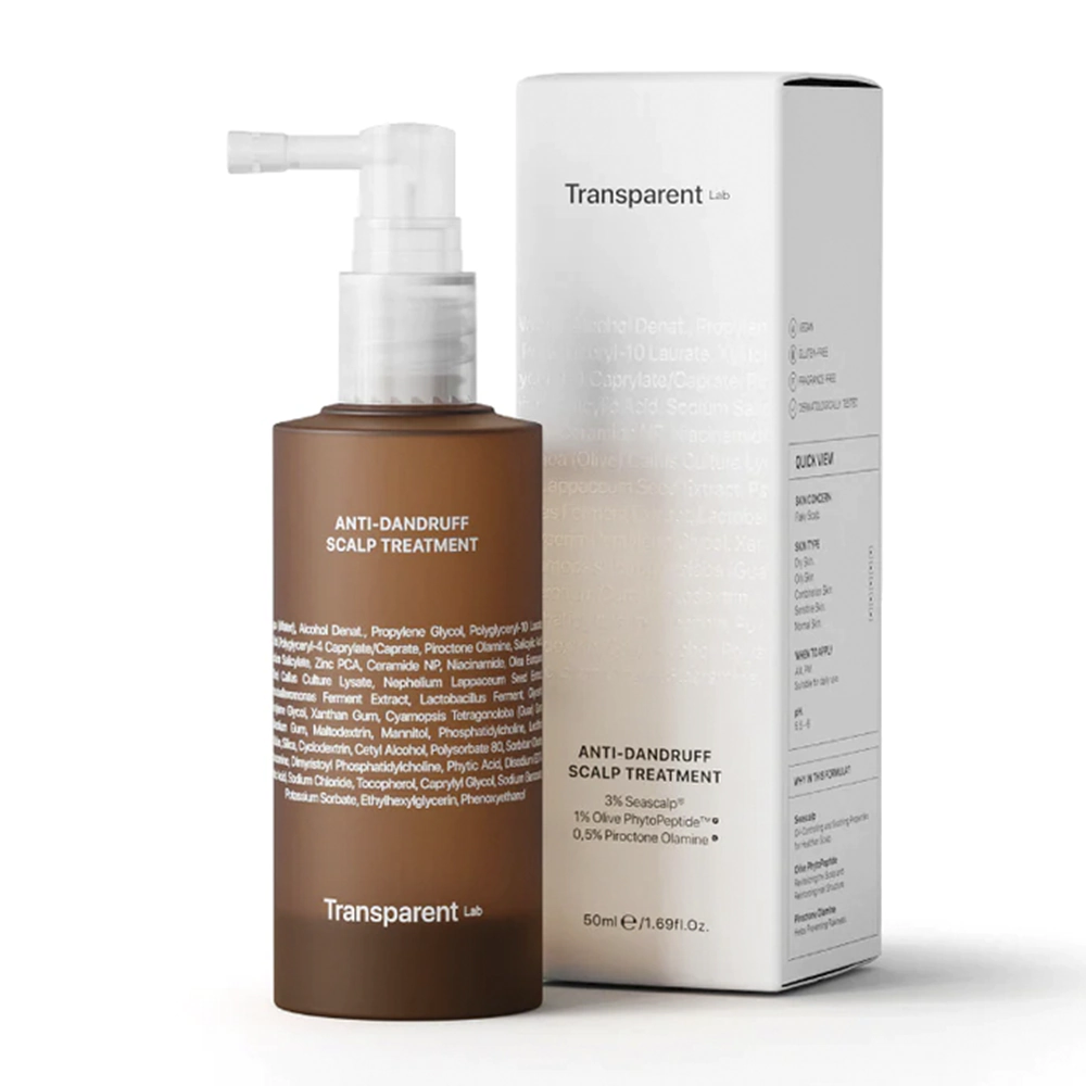 Transparent Lab Anti-Dandruff Scalp Treatment 50 мл - Сироватка проти лупи для шкіри голови - фото №1 Transparent Lab Anti-Dandruff Scalp Treatment 50 мл - Сироватка проти лупи для шкіри голови - фото №1