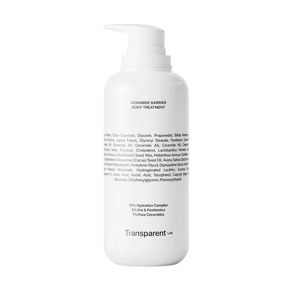 TRANSPARENT LAB Ceramide Barrier Body 400ml - Лосьйон для тіла з керамідами TRANSPARENT LAB Ceramide Barrier Body 400ml - Лосьйон для тіла з керамідами
