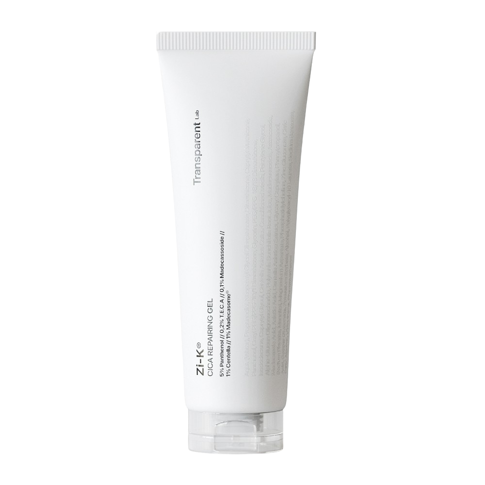Transparent Lab ZI-K® Cica Repairing Gel 100ml - Відновлюючий гель для обличчя з екстрактом центели Transparent Lab ZI-K® Cica Repairing Gel 100ml - Відновлюючий гель для обличчя з екстрактом центели