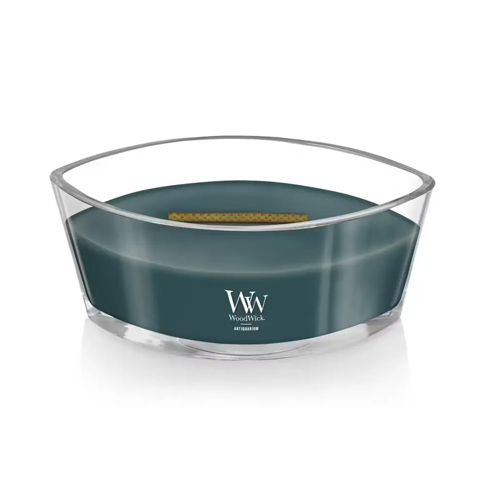 Woodwick Ellipse Antiquarium 453 г - Ароматична свічка з ароматом білого кардамону та тютюнового листя - фото №1 Woodwick Ellipse Antiquarium 453 г - Ароматична свічка з ароматом білого кардамону та тютюнового листя - фото №1